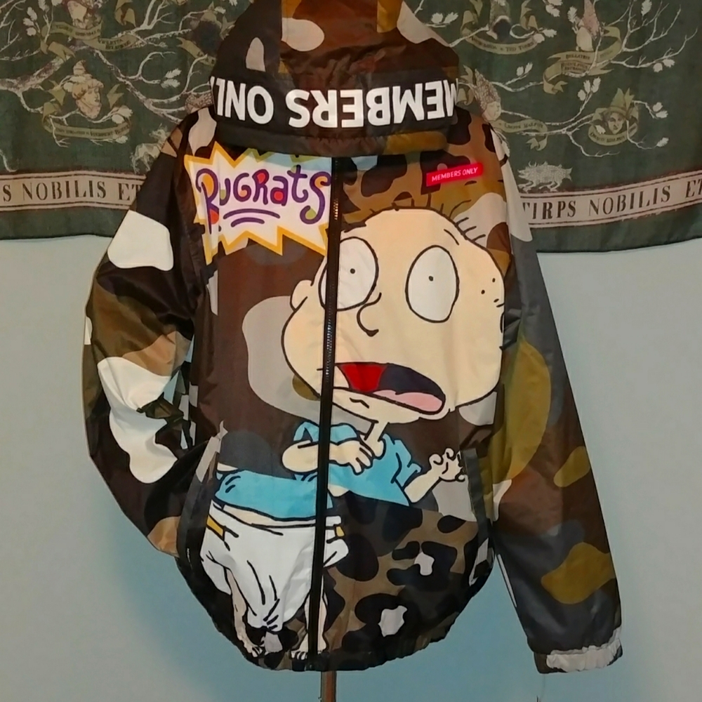 NWT Members Only Rugrats Nickelodeon camo jacket